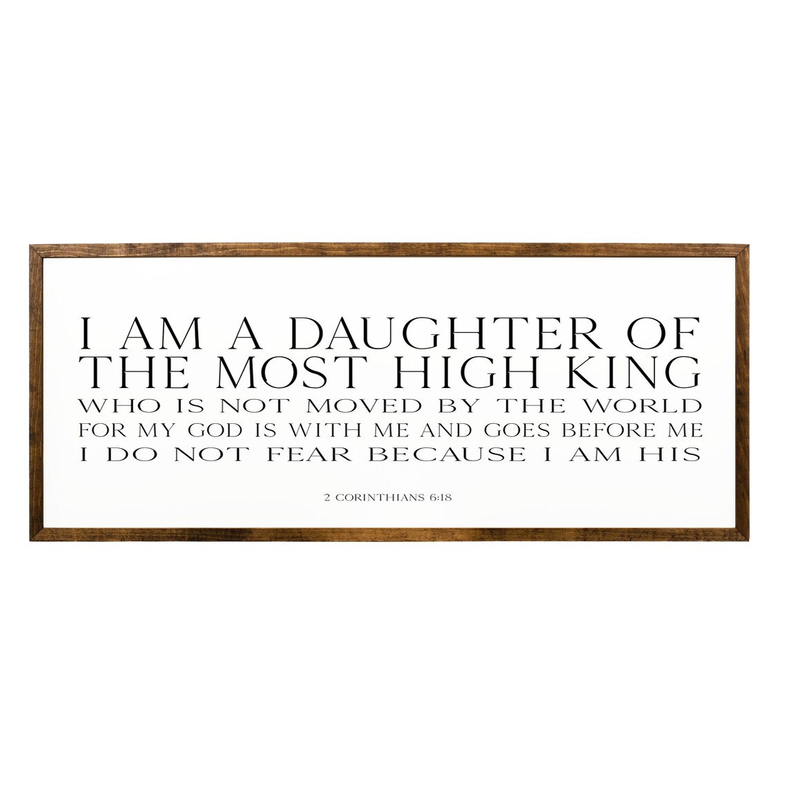 I Am A Daughter Of The King, Nursery Scripture Art Print