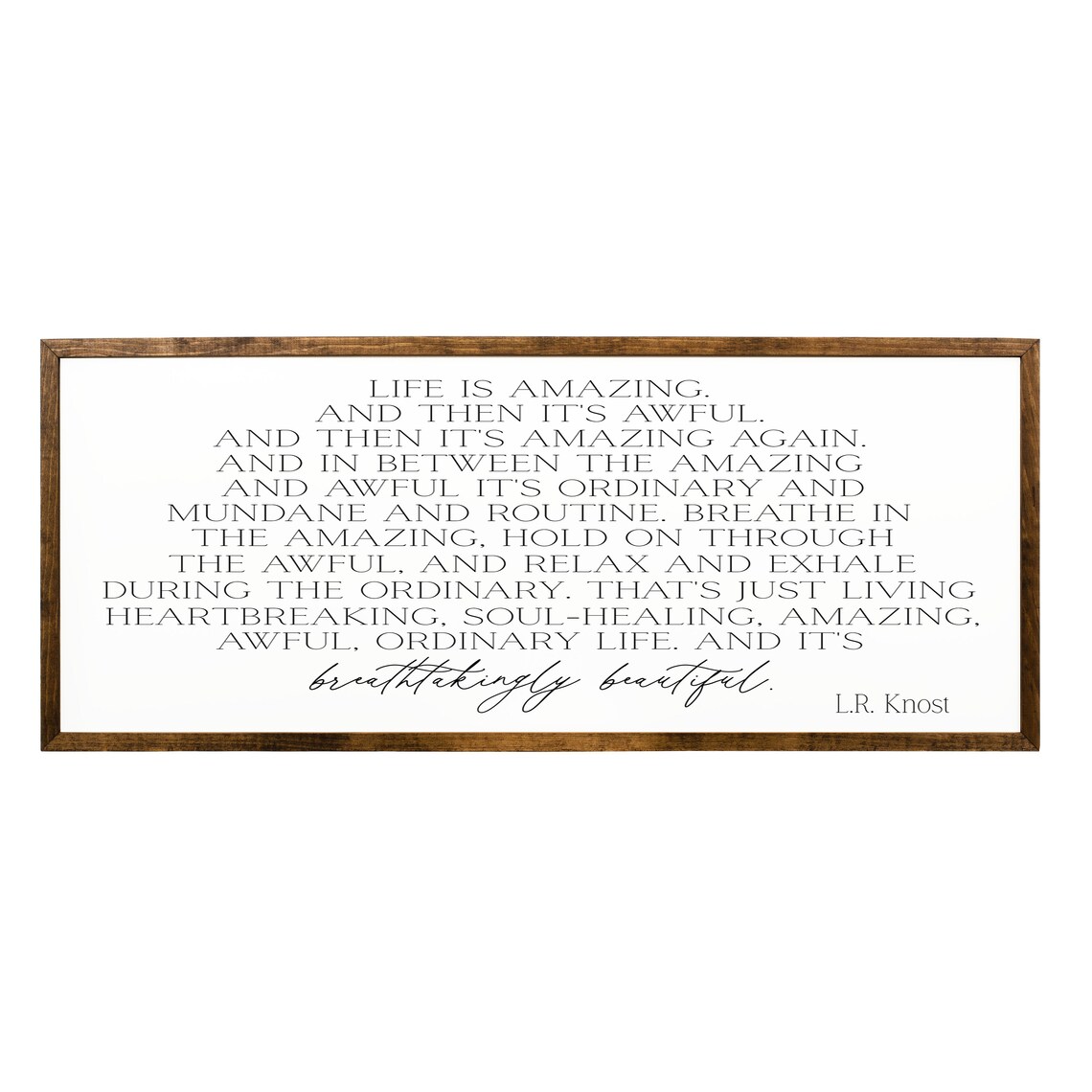 Life Is Amazing Quote, Inspirational Art Print - Image 2