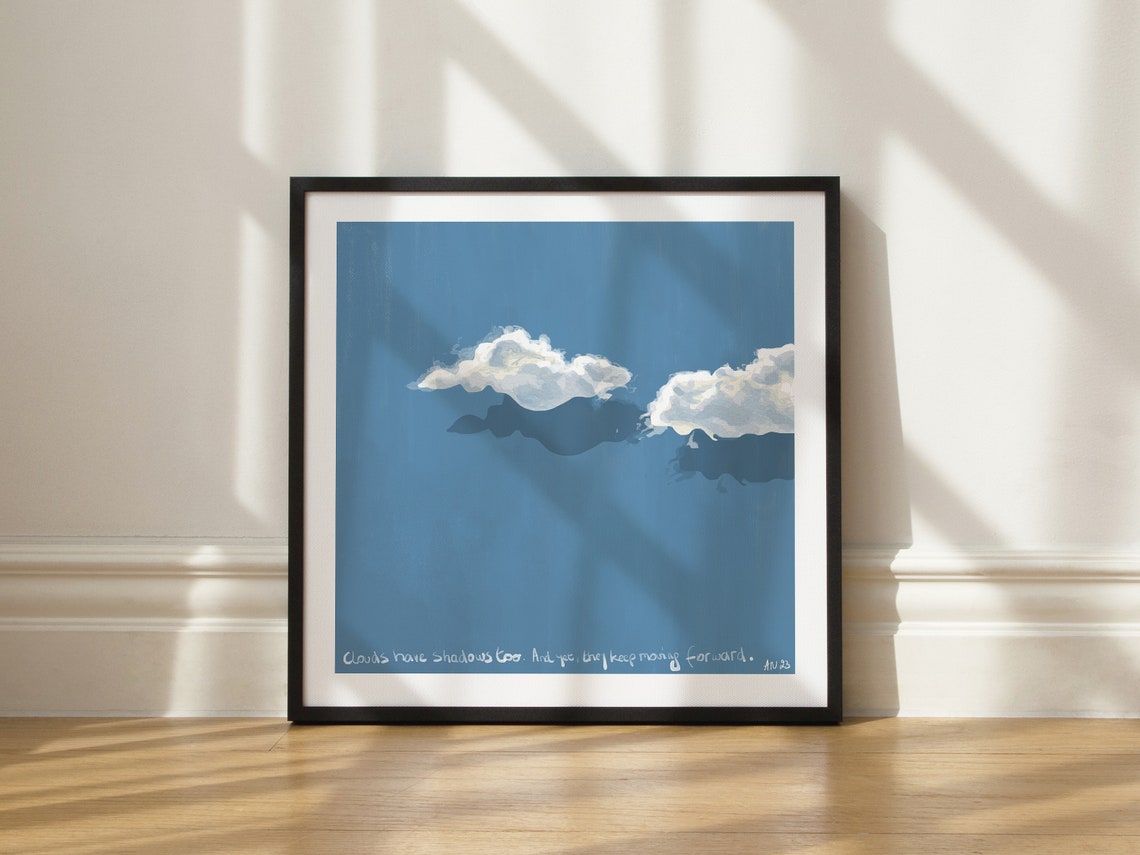 Clouds Have Shadows - Sky Art Print - Image 2