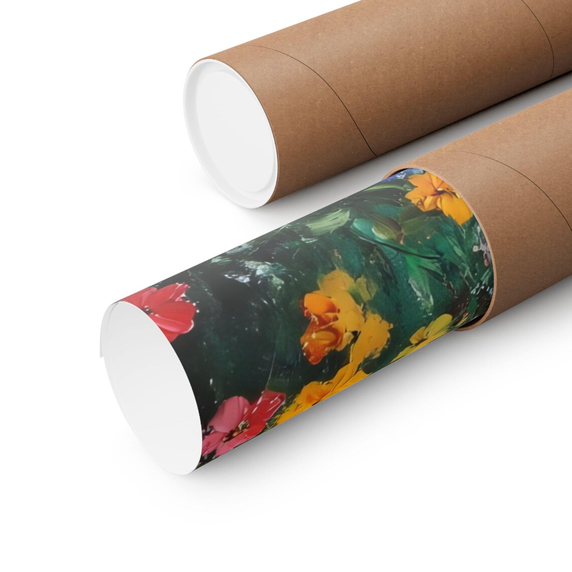 Sleeping Red Fox Wildflower Meadow Woodland Nursery Oil Poster - Image 3