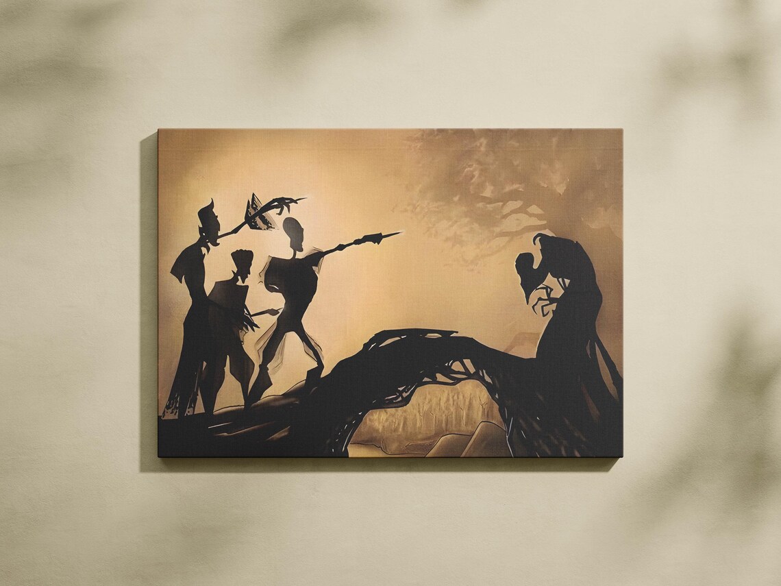 Three Magician Brothers Wizarding School Art Print