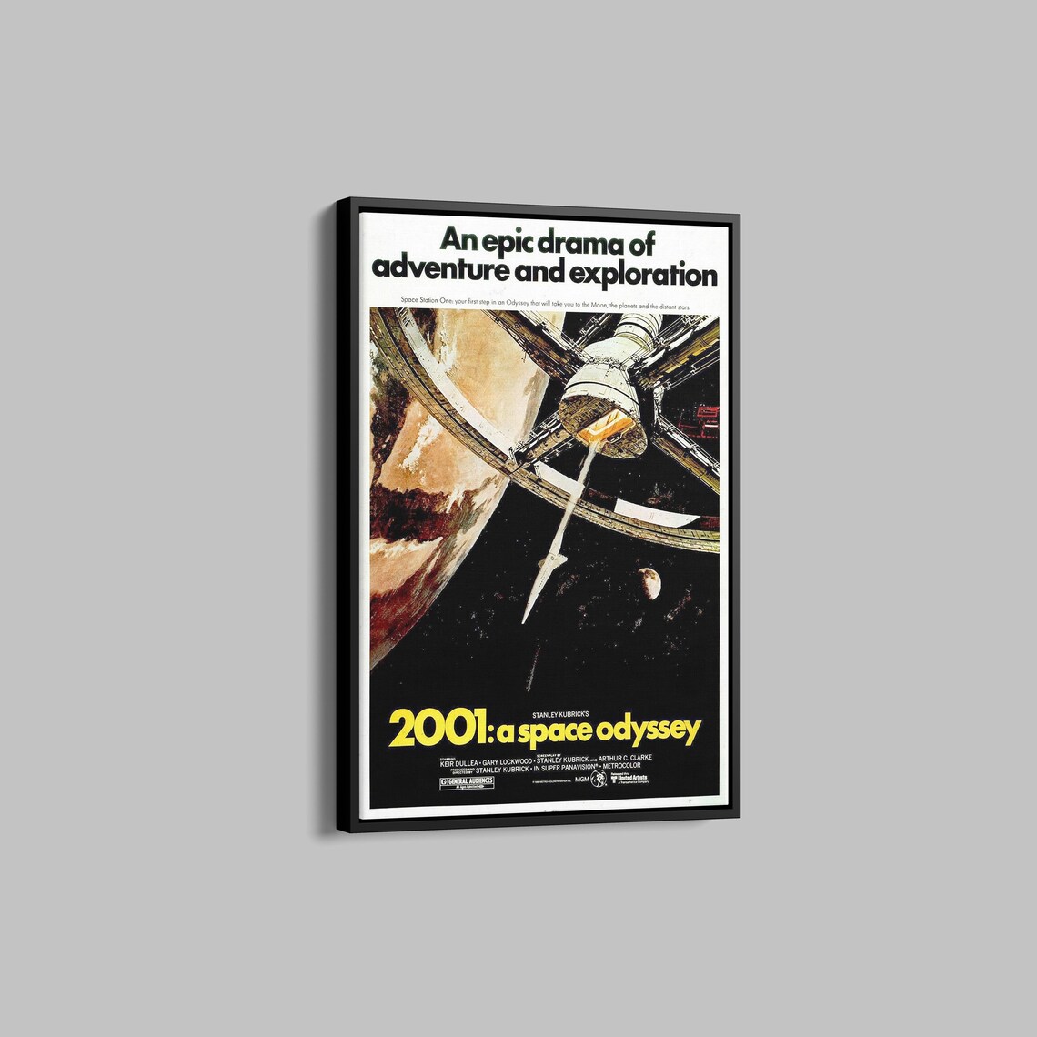 2001 A Space Odyssey Kubrick Epic Sci-Fi Classic Movie Poster