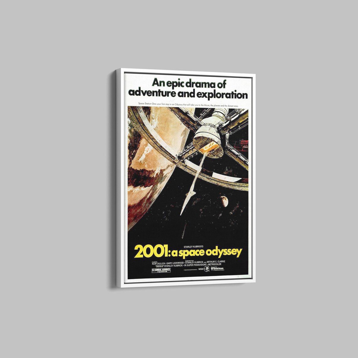 2001 A Space Odyssey Kubrick Epic Sci-Fi Classic Movie Poster - Image 3