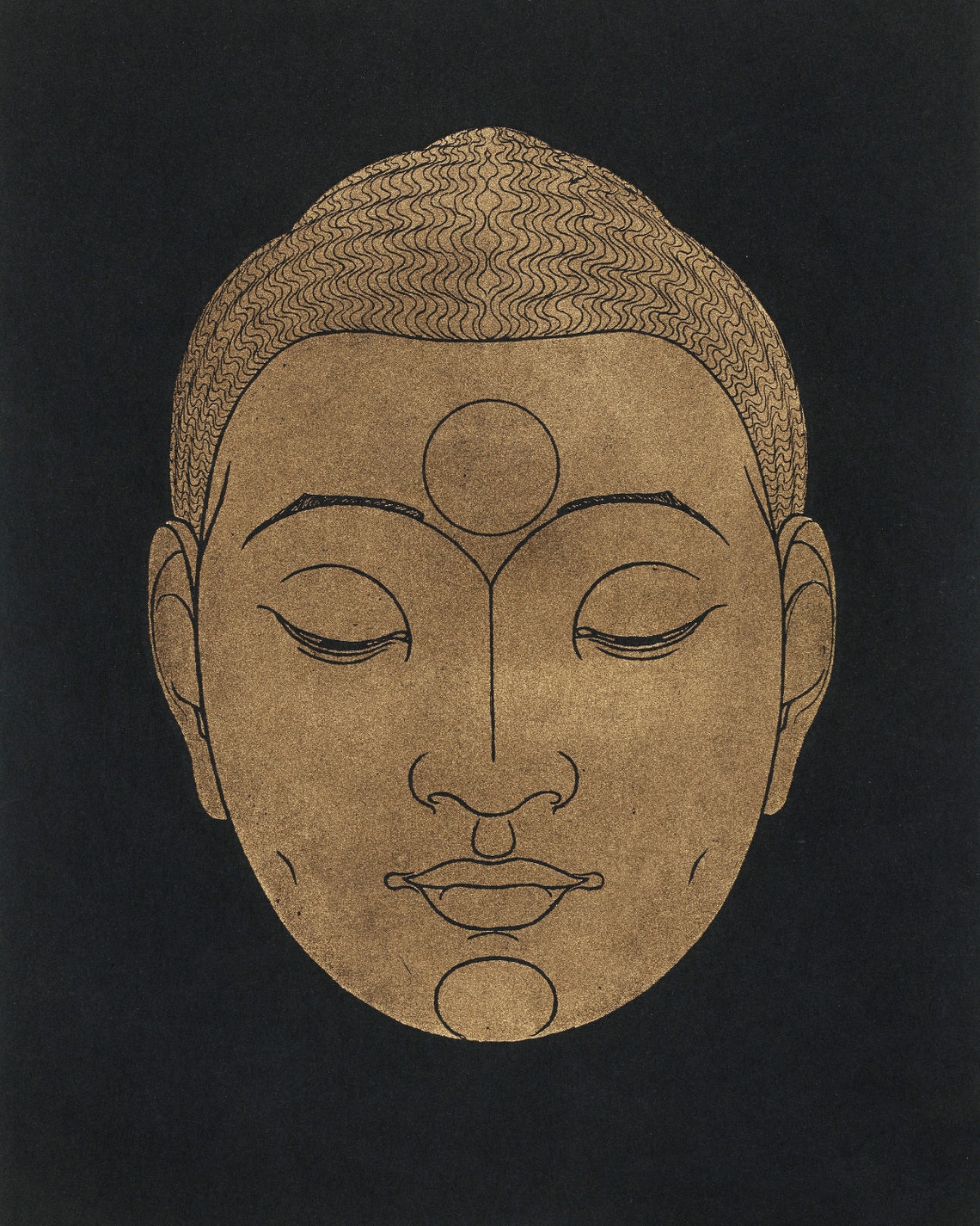 Buddha Statue Yoga Art Print, Boho Meditation - Image 2