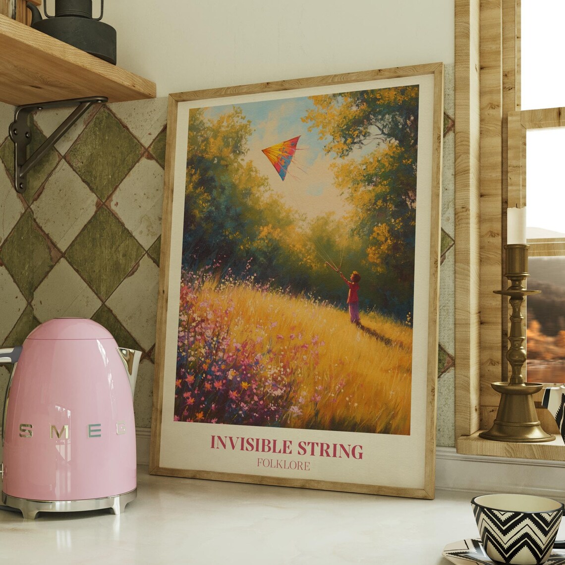 Invisible String Music Wall Art, Folklore Bedroom Art Print