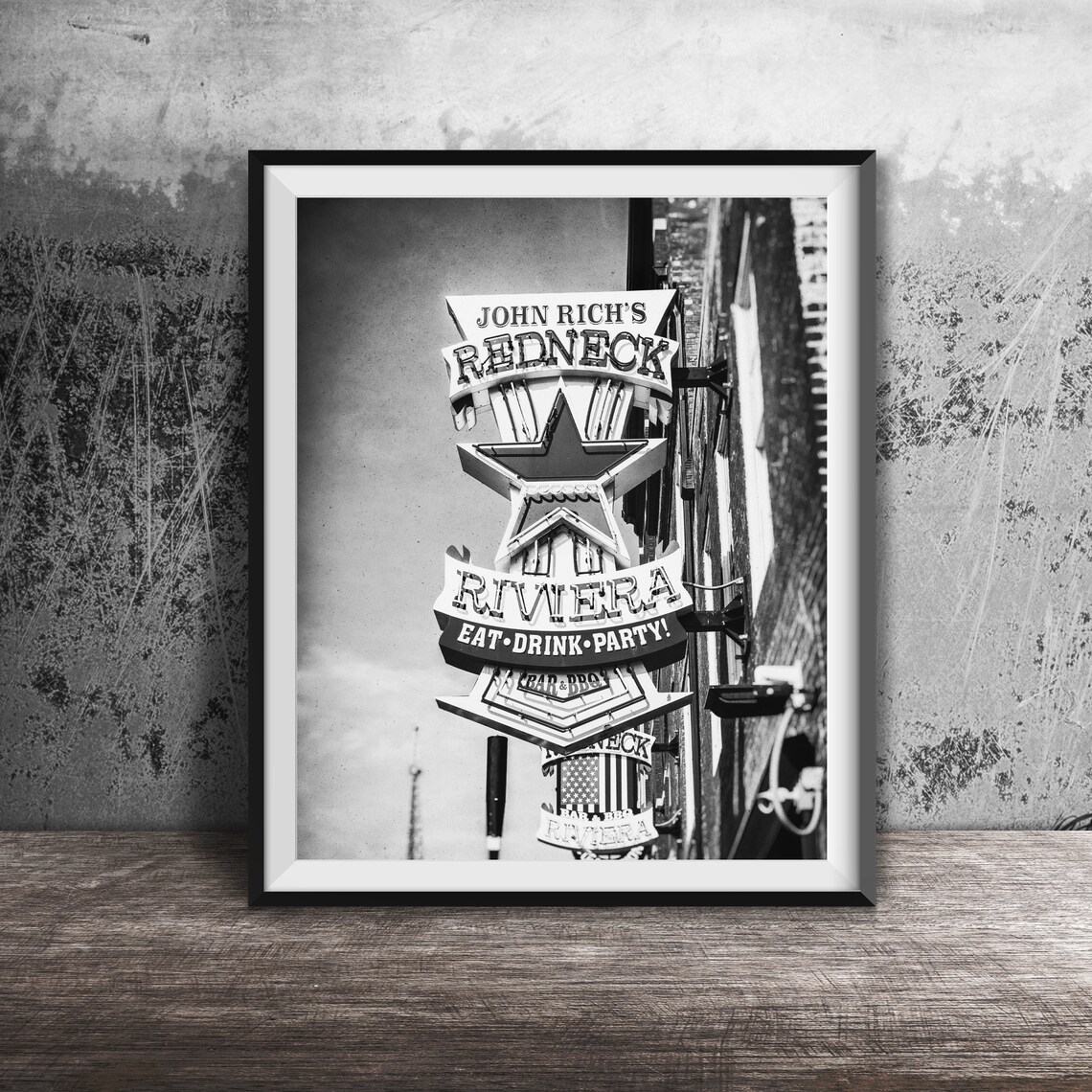 Redneck Riviera Nashville Neon Sign Photography Art Print - Image 2