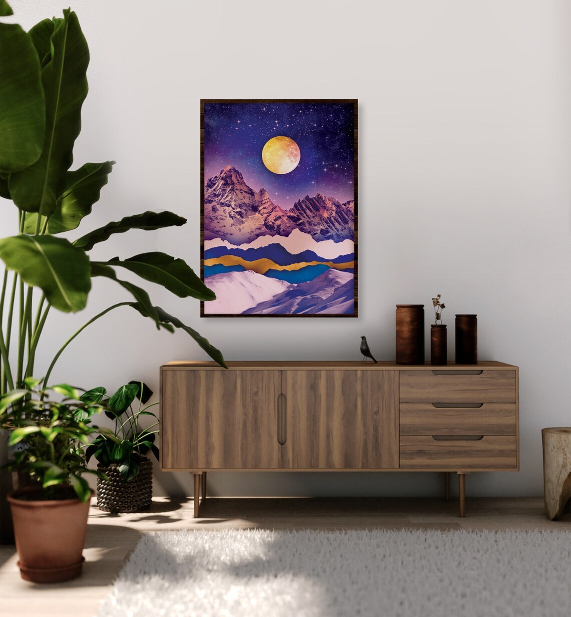 Layers Of Mountains Art Print, Mountain Landscape - Image 3