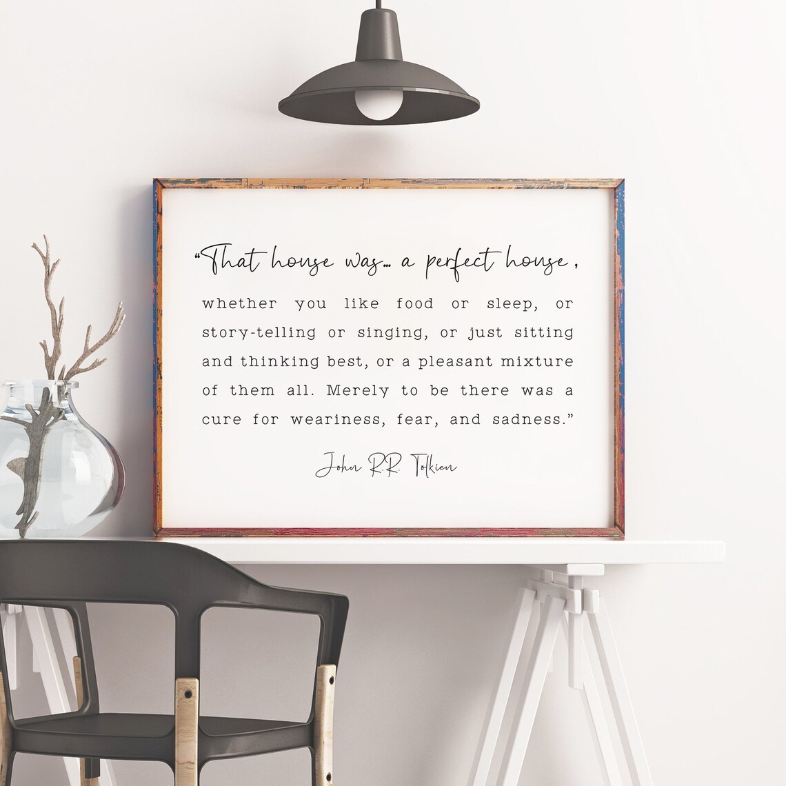 That House Was A Perfect House Family Wall Art Print - Image 3