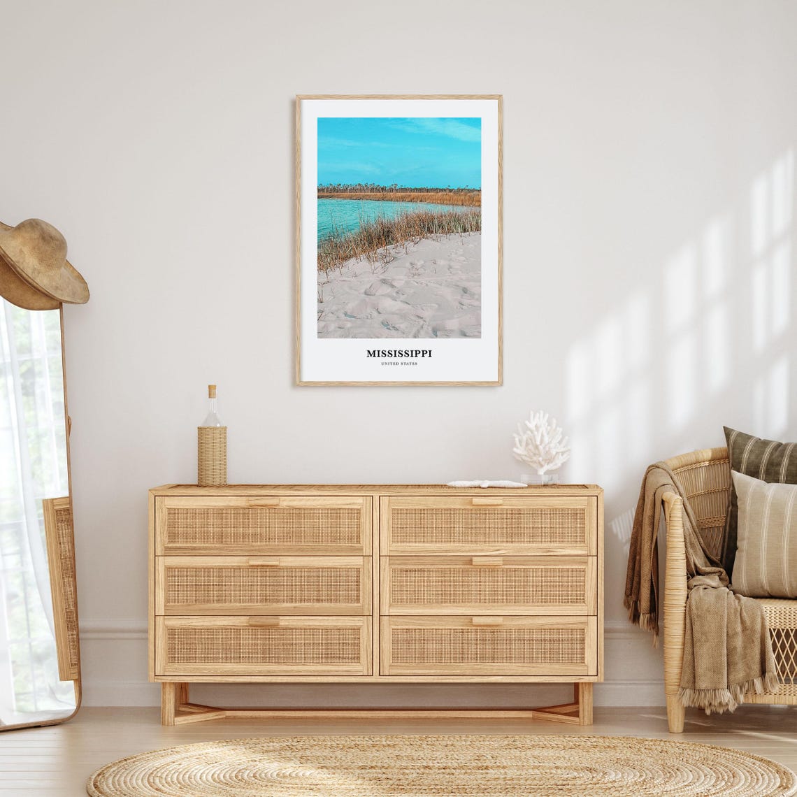 Mississippi Print No 1 Mississippi Photo Poster Mississippi Travel Wall Art Mississippi Map Print Mississippi Photography United States - Image 2
