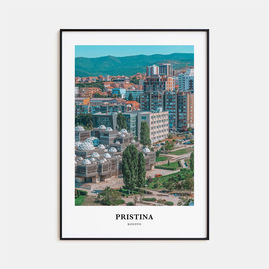 Pristina Print Pristina Photo Poster Pristina Travel Wall Art Pristina Map Print Pristina Photography Print Pristina Wall Dcor Kosovo