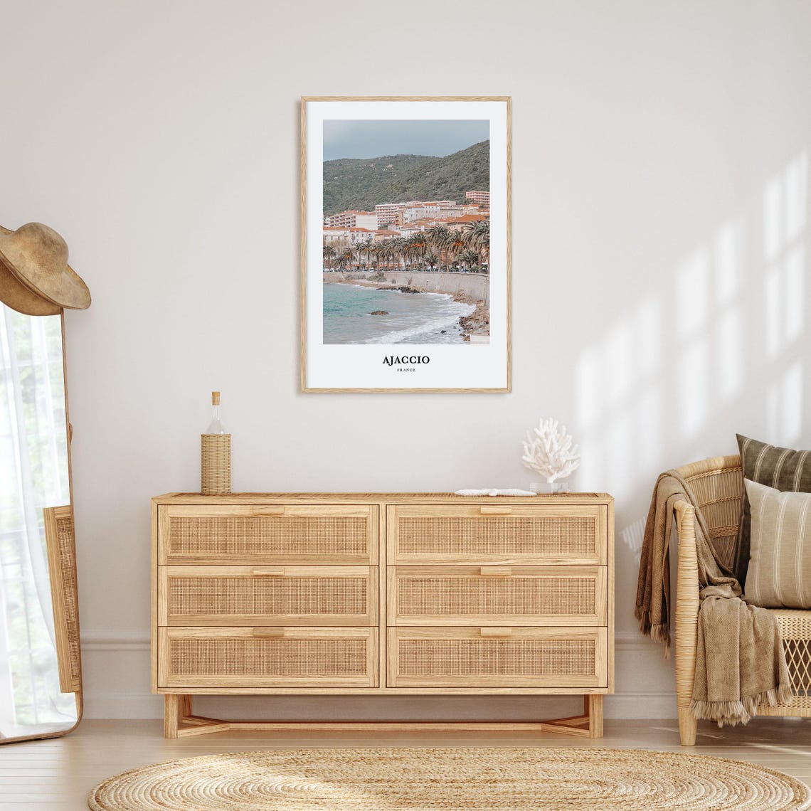 Ajaccio Print Ajaccio Photo Poster Ajaccio Travel Wall Art Ajaccio Map Print Ajaccio Photography Print Ajaccio Wall Dcor France - Image 2