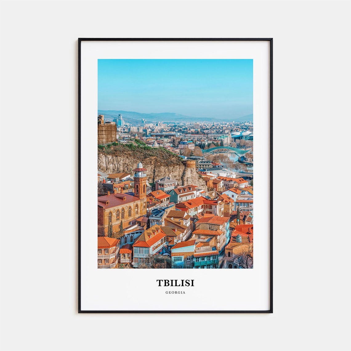 Tbilisi Print Tbilisi Photo Poster Tbilisi Travel Wall Art Tbilisi Map Print Tbilisi Photography Print Tbilisi Wall Dcor Georgia