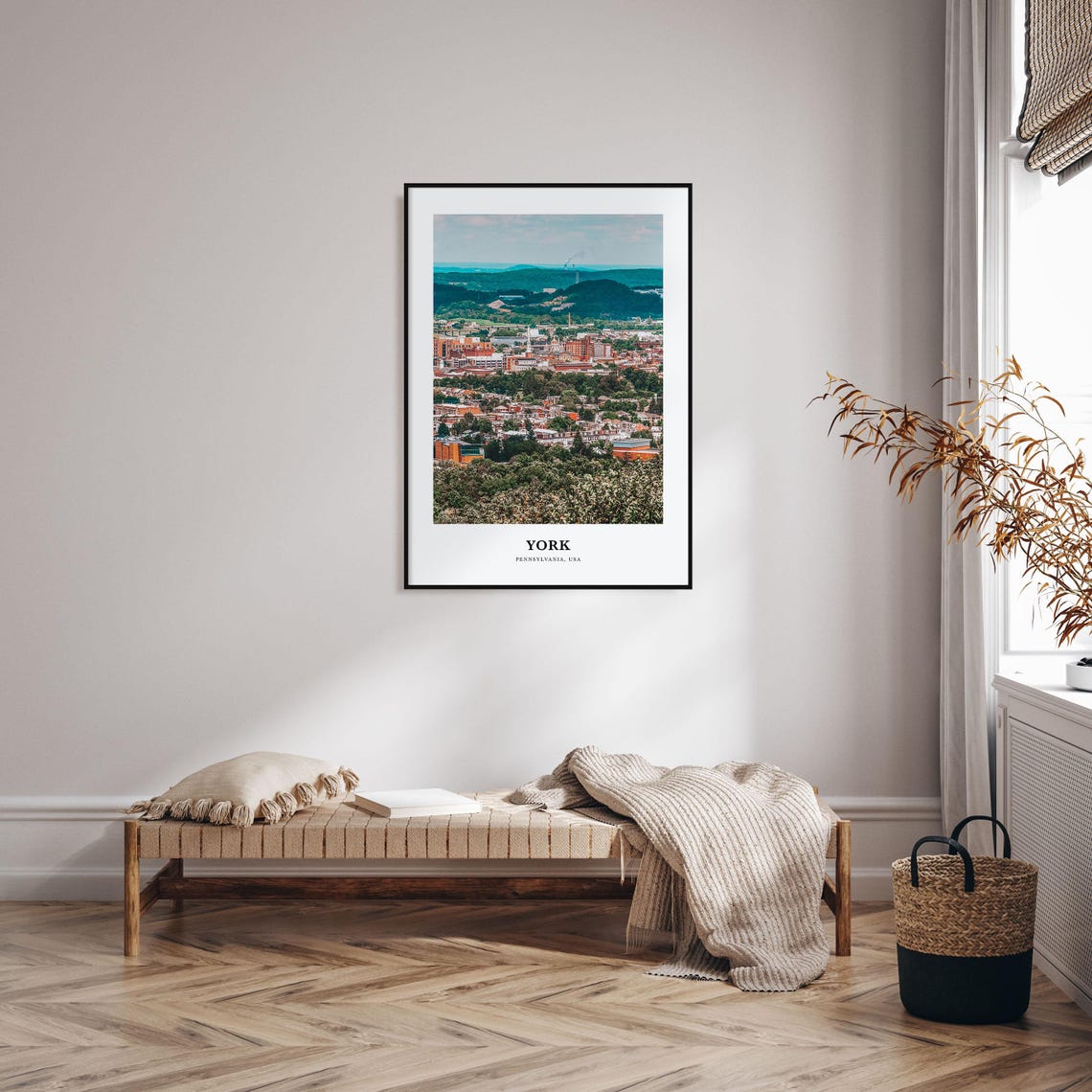 York Print Pennsylvania York Photo Poster York Travel Wall Art York Map Print York Photography Print York Wall Dcor Pennsylvania Usa - Image 3