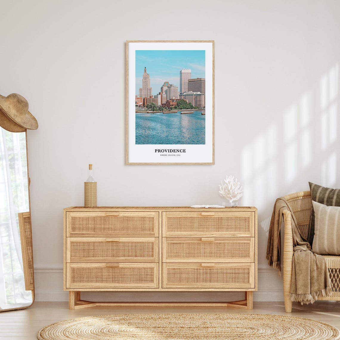 Providence Rhode Island Downtown Skyline Waterfront Photo Poster - Image 2