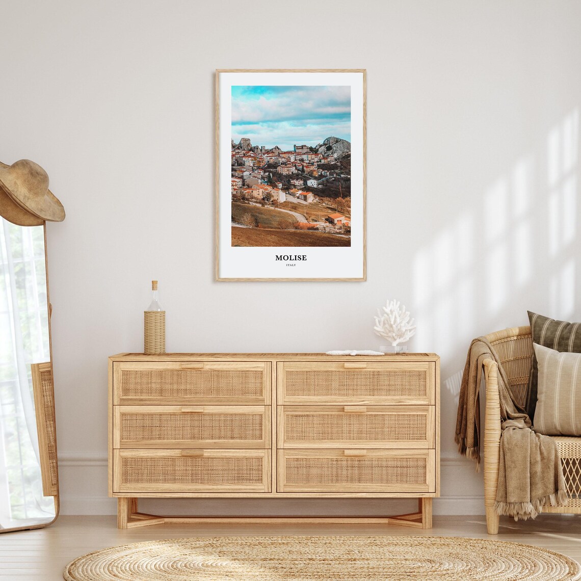 Molise Travel Poster, Italy Map Wall Art - Image 2
