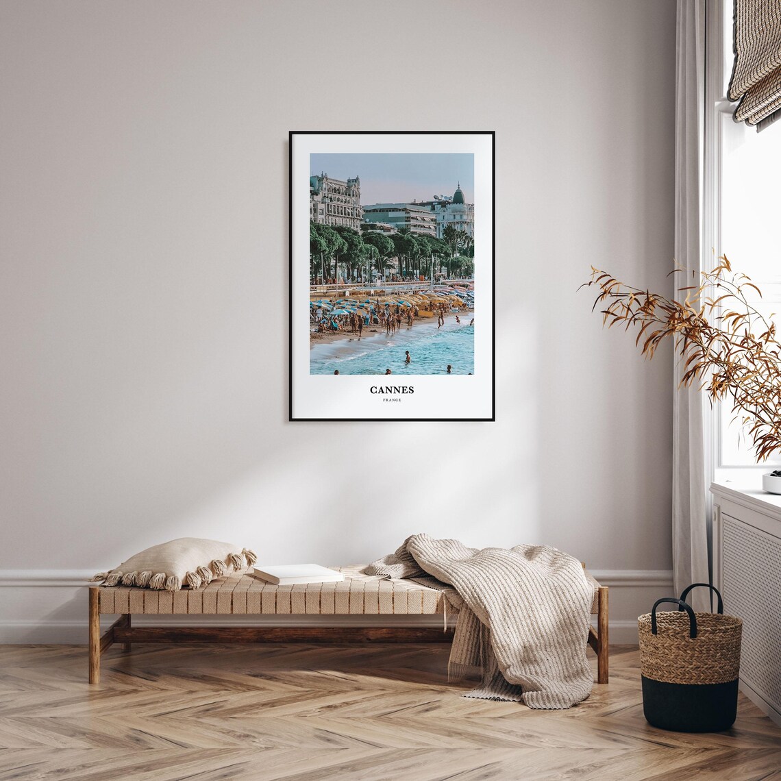 Cannes Travel Poster, France Place Map Art - Image 4
