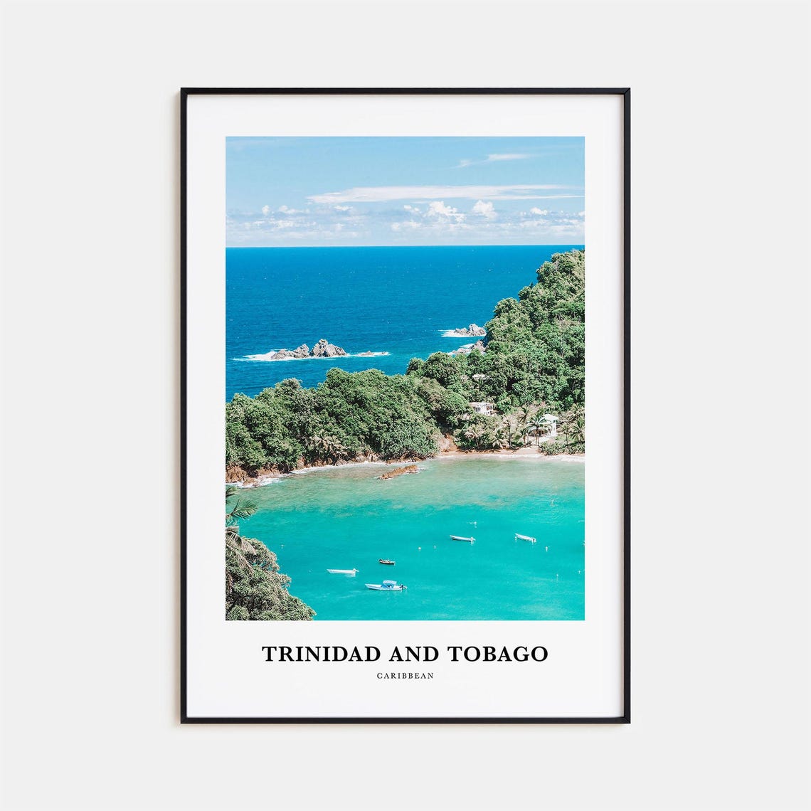 Trinidad and Tobago Caribbean Bay Turquoise Water Photo Print