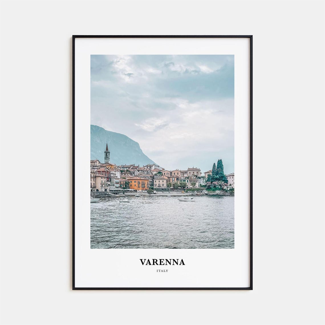 Varenna Print Varenna Photo Poster Varenna Travel Wall Art Varenna Map Print Varenna Photography Print Varenna Wall Dcor Italy