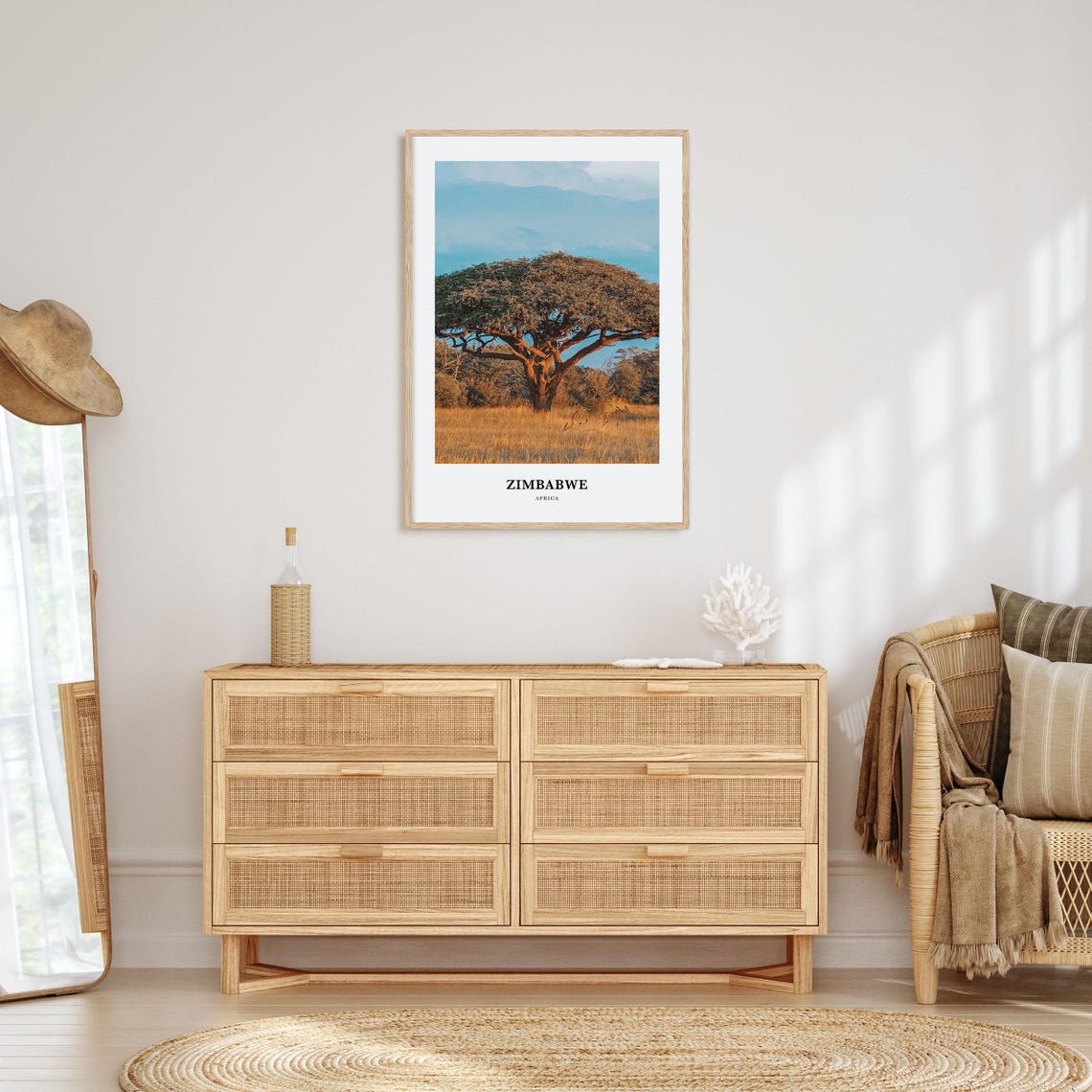 Zimbabwe Print Zimbabwe Photo Poster Zimbabwe Travel Wall Art Zimbabwe Map Print Zimbabwe Photography Print Zimbabwe Wall Dcor Africa - Image 2