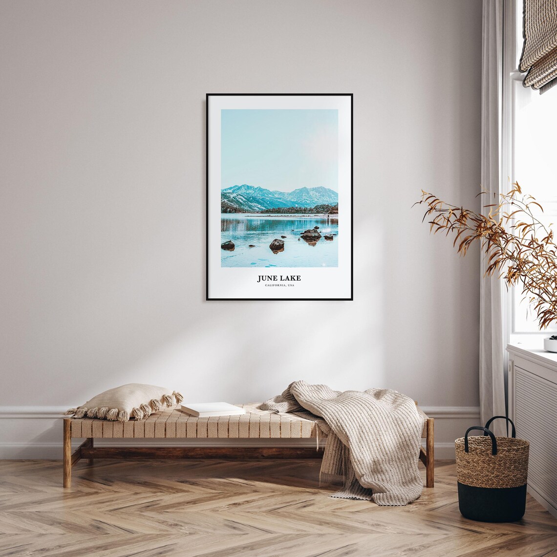 June Lake Travel Poster, California Wall Art - Image 4