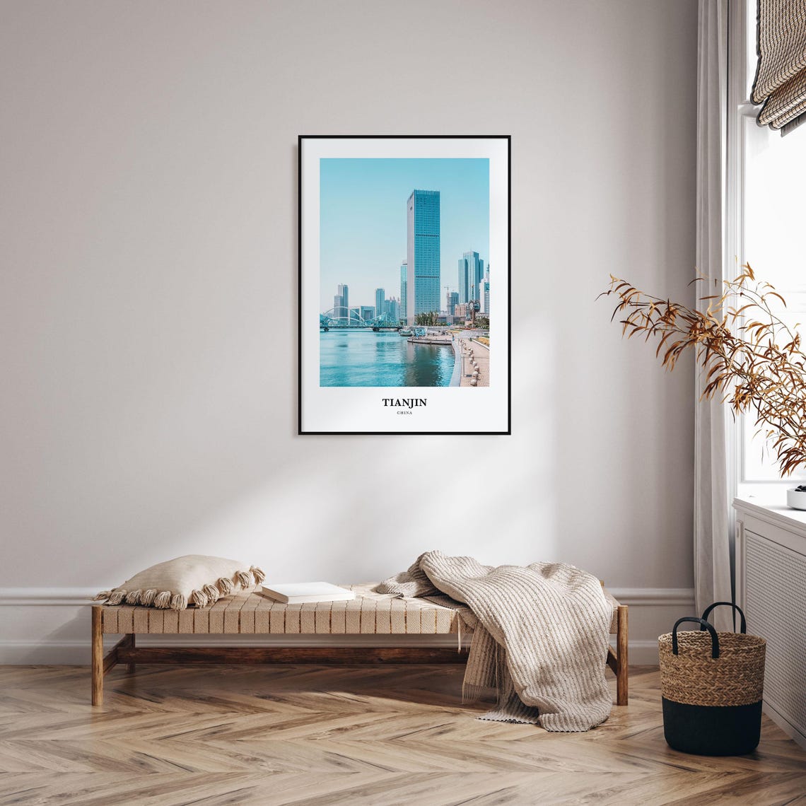 Tianjin Print Tianjin Photo Poster Tianjin Travel Wall Art Tianjin Map Print Tianjin Photography Print Tianjin Wall Dcor China - Image 3