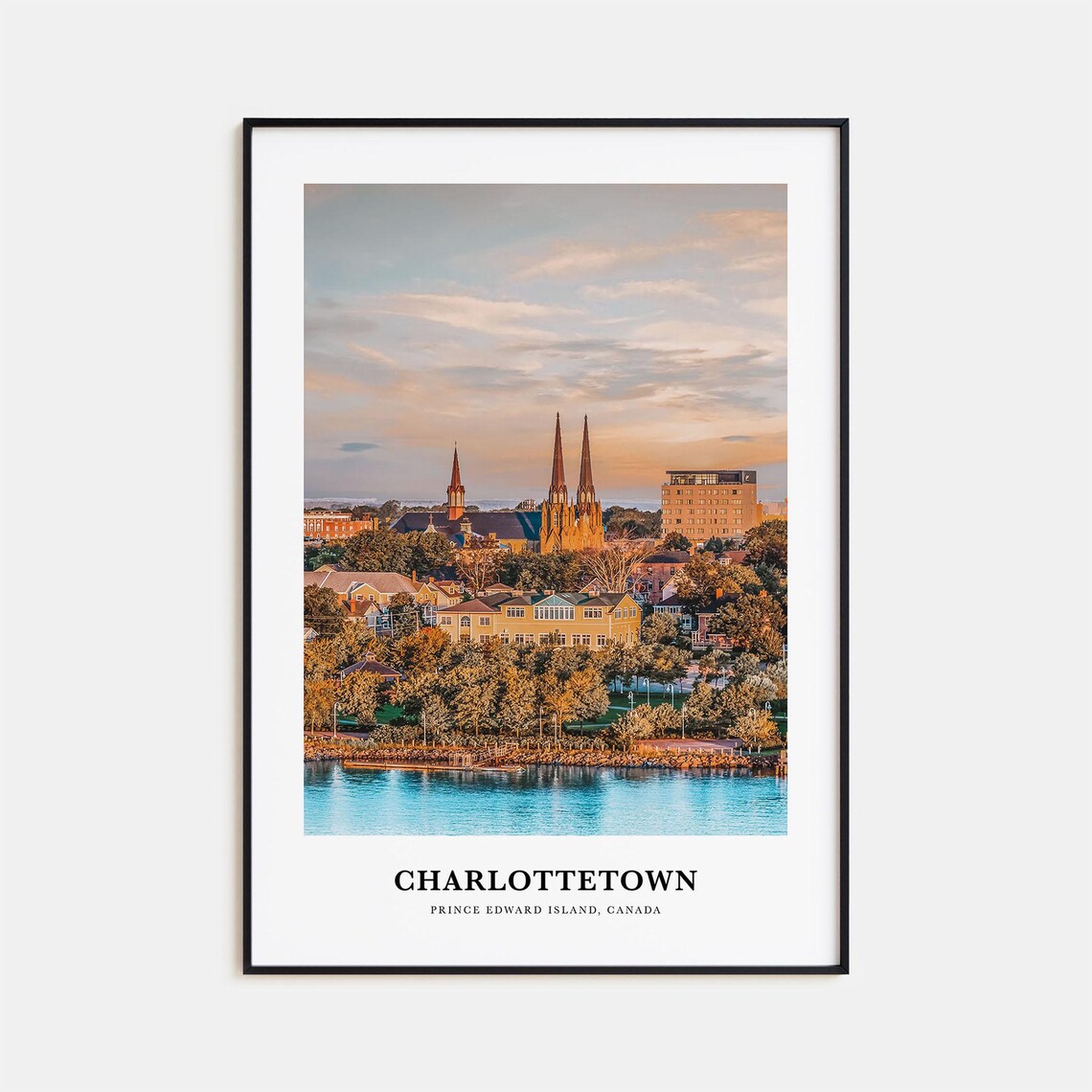 Charlottetown Travel Poster, Prince Edward Island Canada