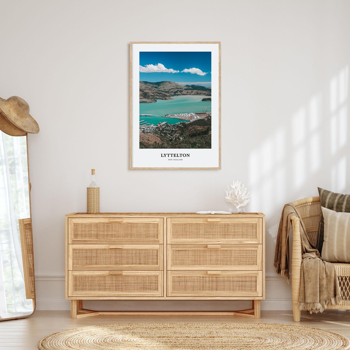 Lyttelton Print Lyttelton Photo Poster Lyttelton Travel Wall Art Lyttelton Map Print Lyttelton Photography Print New Zealand - Image 2
