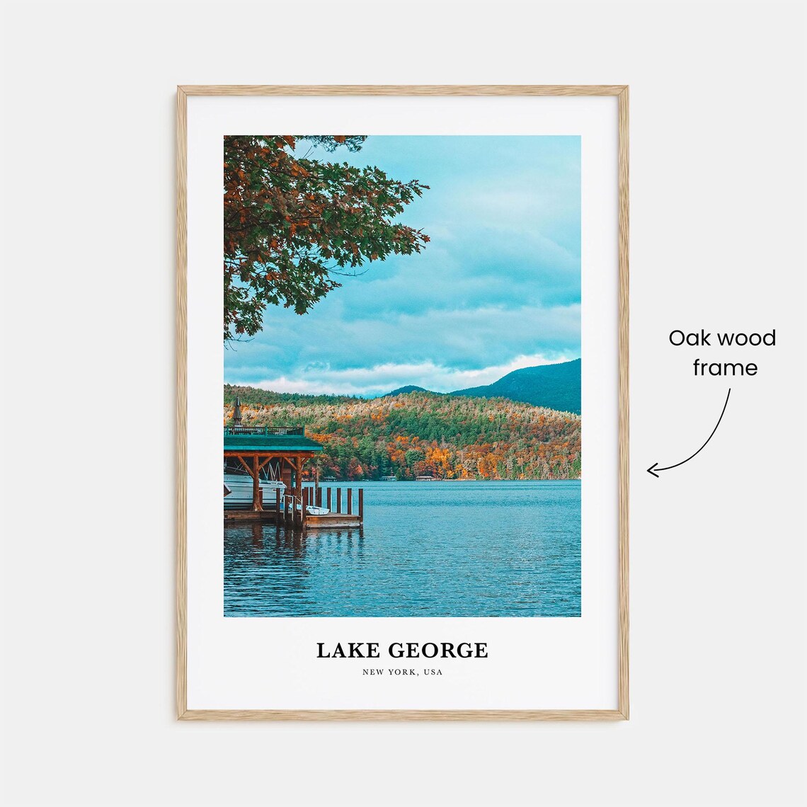 Lake George Travel Poster, New York Wall Art - Image 3