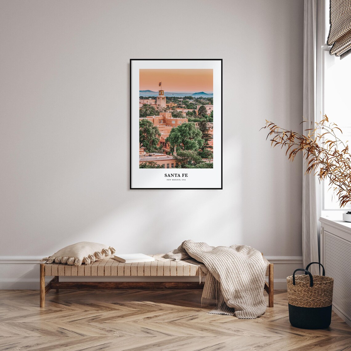 Santa Fe Photography New Mexico Travel Poster - Image 3