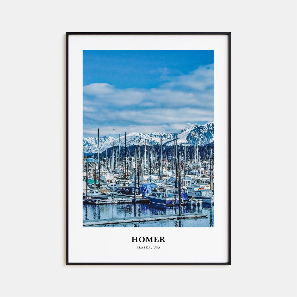 Homer Print Homer Photo Poster Homer Travel Wall Art Homer Map Print Homer Photography Print Homer Wall Dcor Alaska Usa