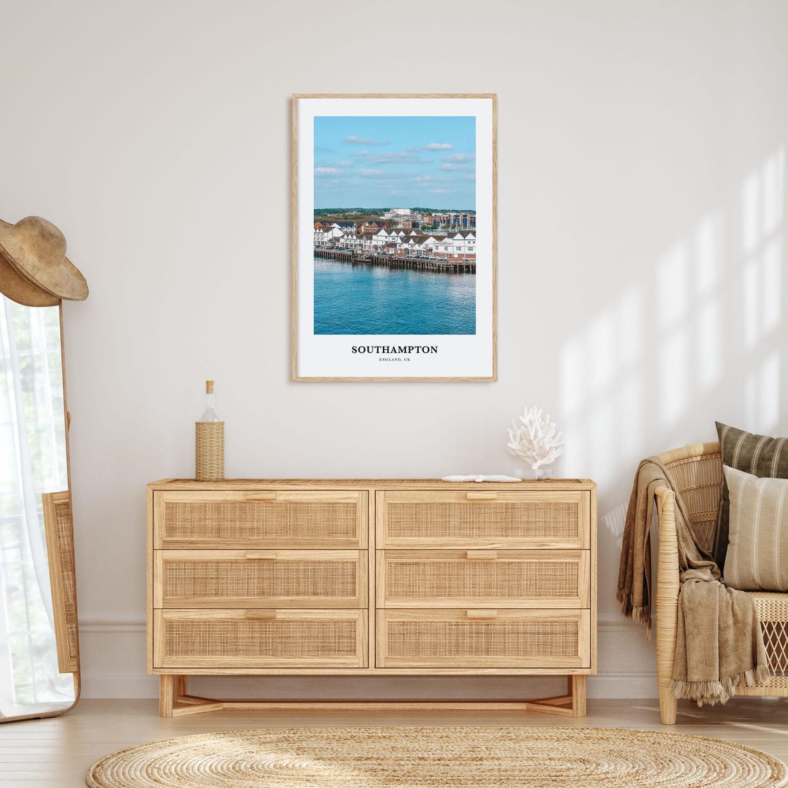 Southampton England UK Waterfront Marina Houses Photography Poster - Image 2