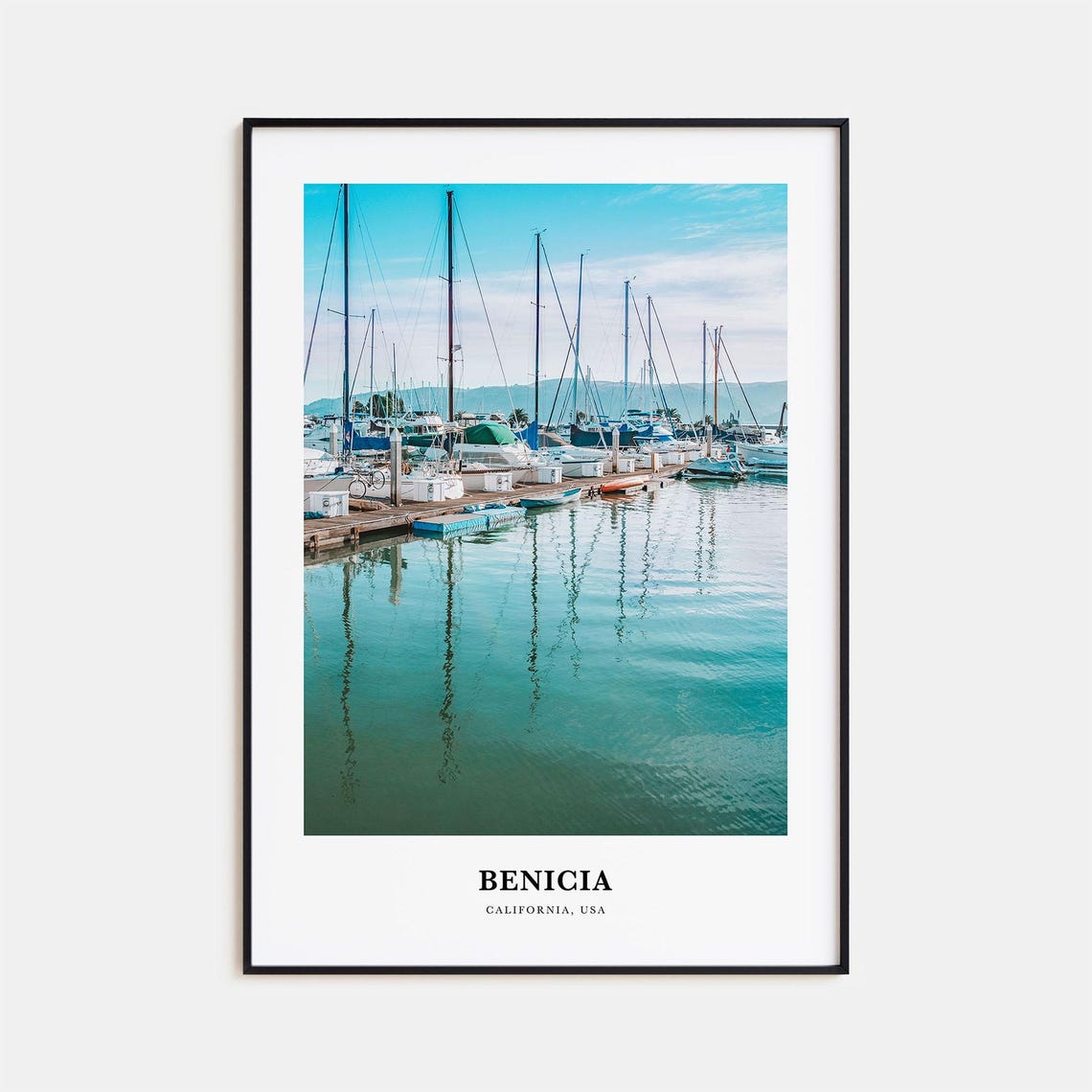 Benicia Print Benicia Photo Poster Benicia Travel Wall Art Benicia Map Print Benicia Photography Print Benicia Wall California Usa