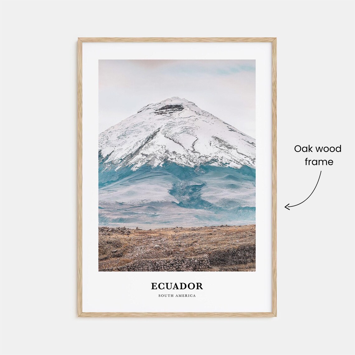 Ecuador Travel Wall Art Print, South America Map - Image 3