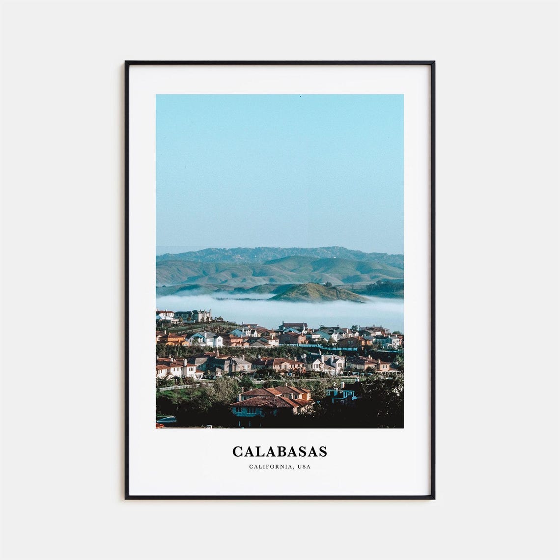 Calabasas Print Calabasas Photo Poster Calabasas Travel Wall Art Calabasas Map Print Calabasas Photography Print California Usa