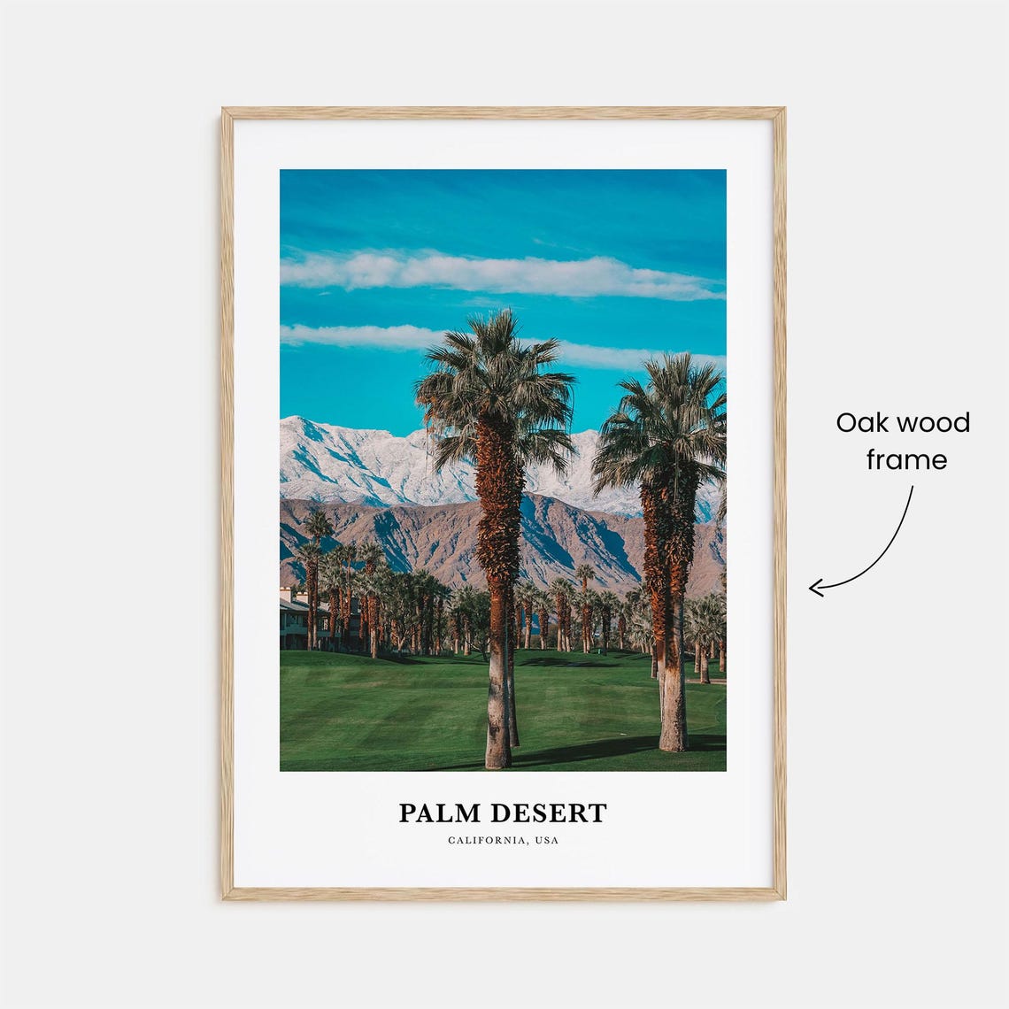 Palm Desert Print Palm Desert Photo Poster Palm Desert Travel Wall Art Palm Desert Map Print Palm Desert Photography California Usa - Image 3