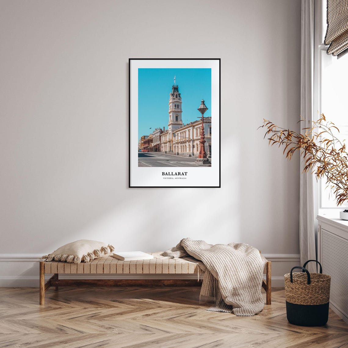 Ballarat Print Ballarat Photo Poster Ballarat Travel Wall Art Ballarat Map Print Ballarat Photography Print Victoria Australia - Image 3