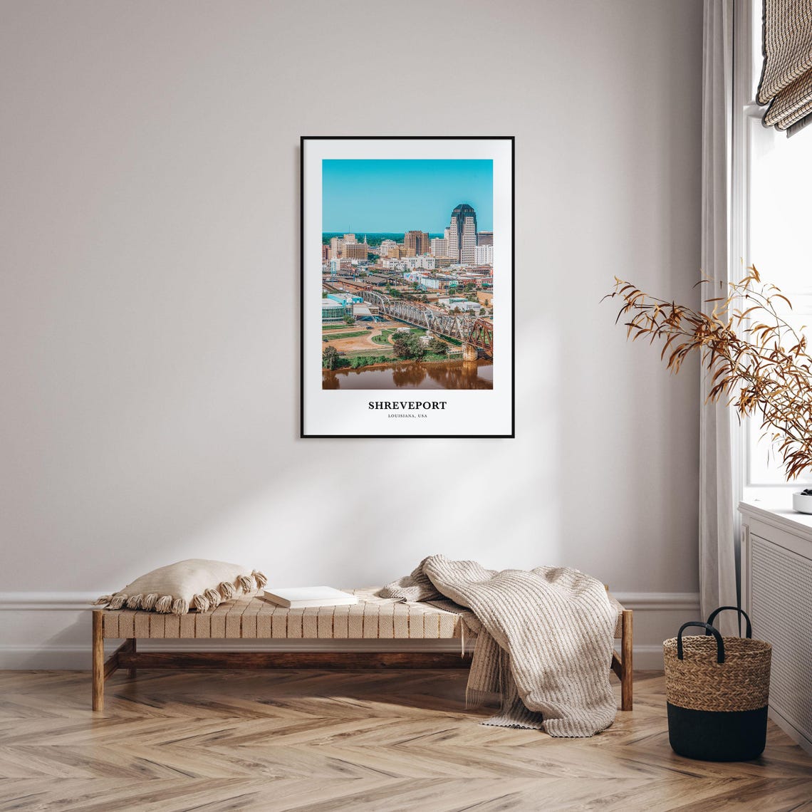 Shreveport Print Shreveport Photo Poster Shreveport Travel Wall Art Shreveport Map Print Shreveport Photography Print Louisiana Usa - Image 3