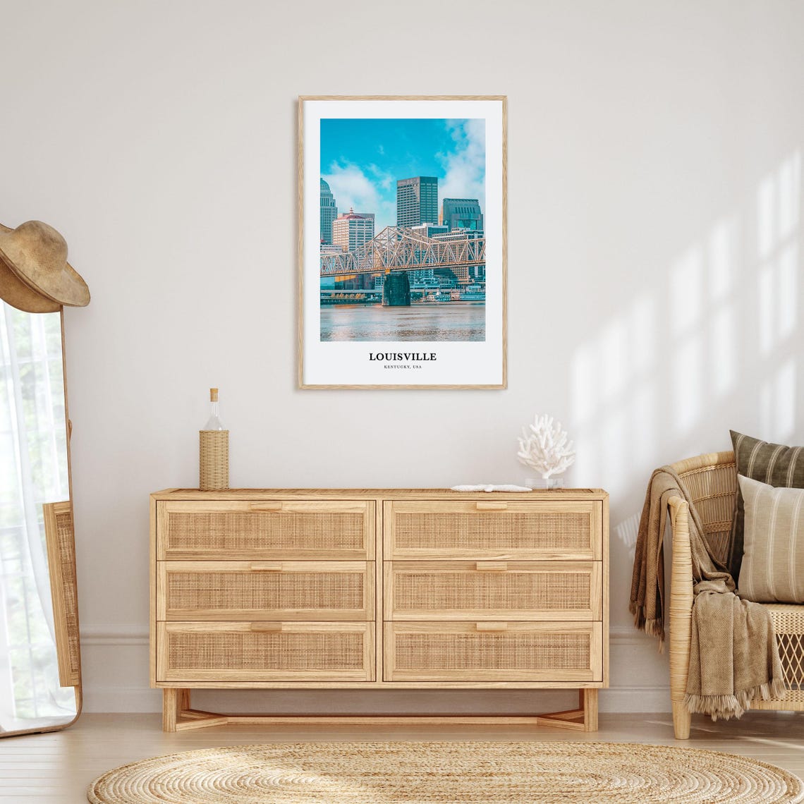 Louisville Print Louisville Photo Poster Louisville Travel Wall Art Louisville Map Print Louisville Photography Print Kentucky Usa - Image 2
