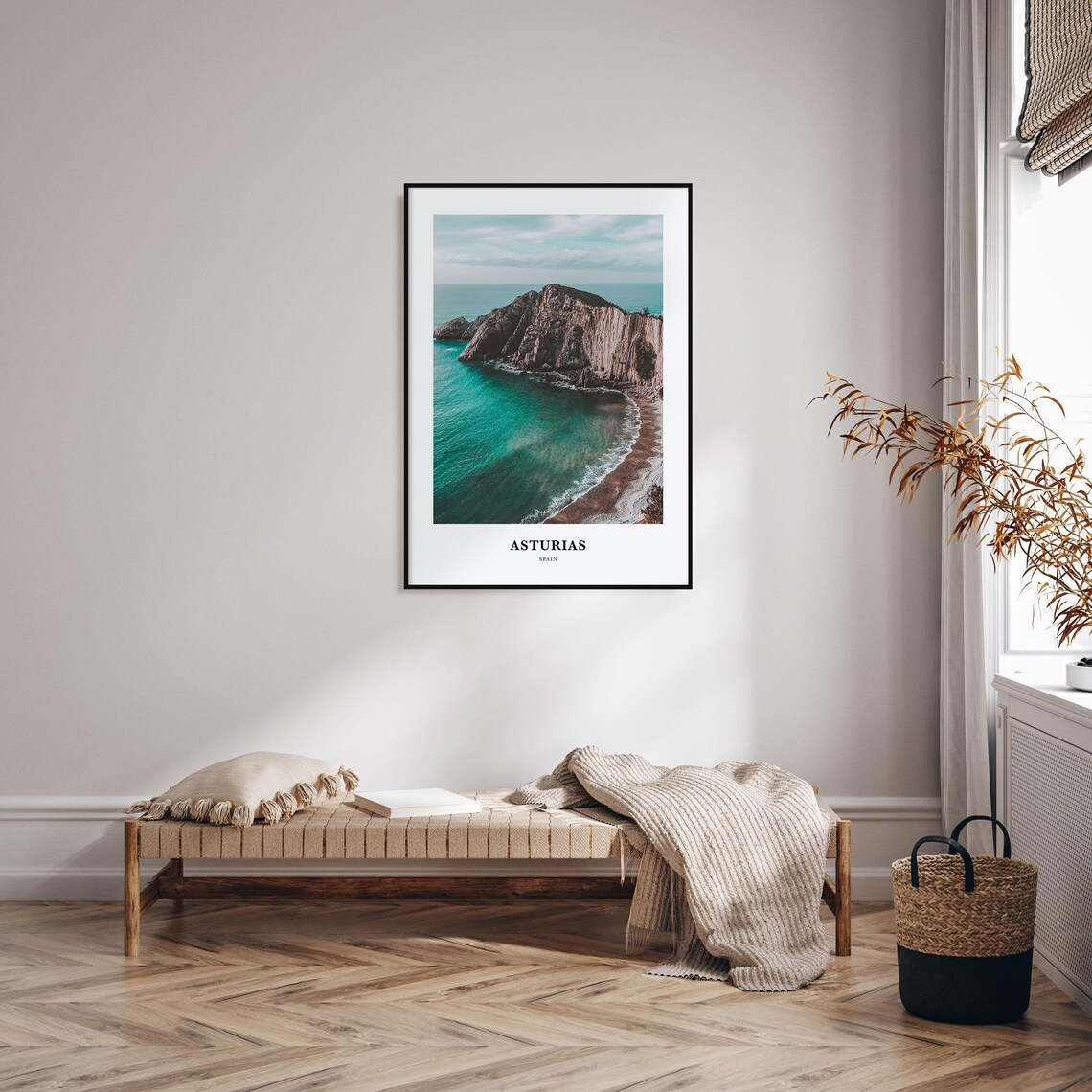 Asturias Travel Poster, Spain Map Wall Art - Image 4