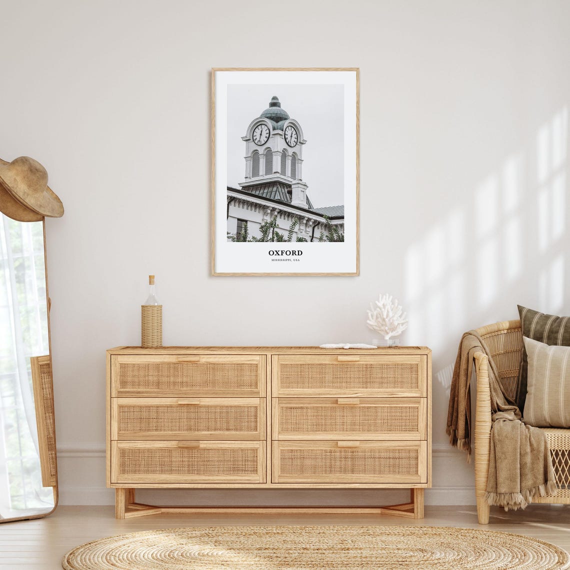 Oxford Print Mississippi Oxford Photo Poster Oxford Travel Wall Art Oxford Map Print Oxford Photography Print Oxford Wall Dcor Usa - Image 2