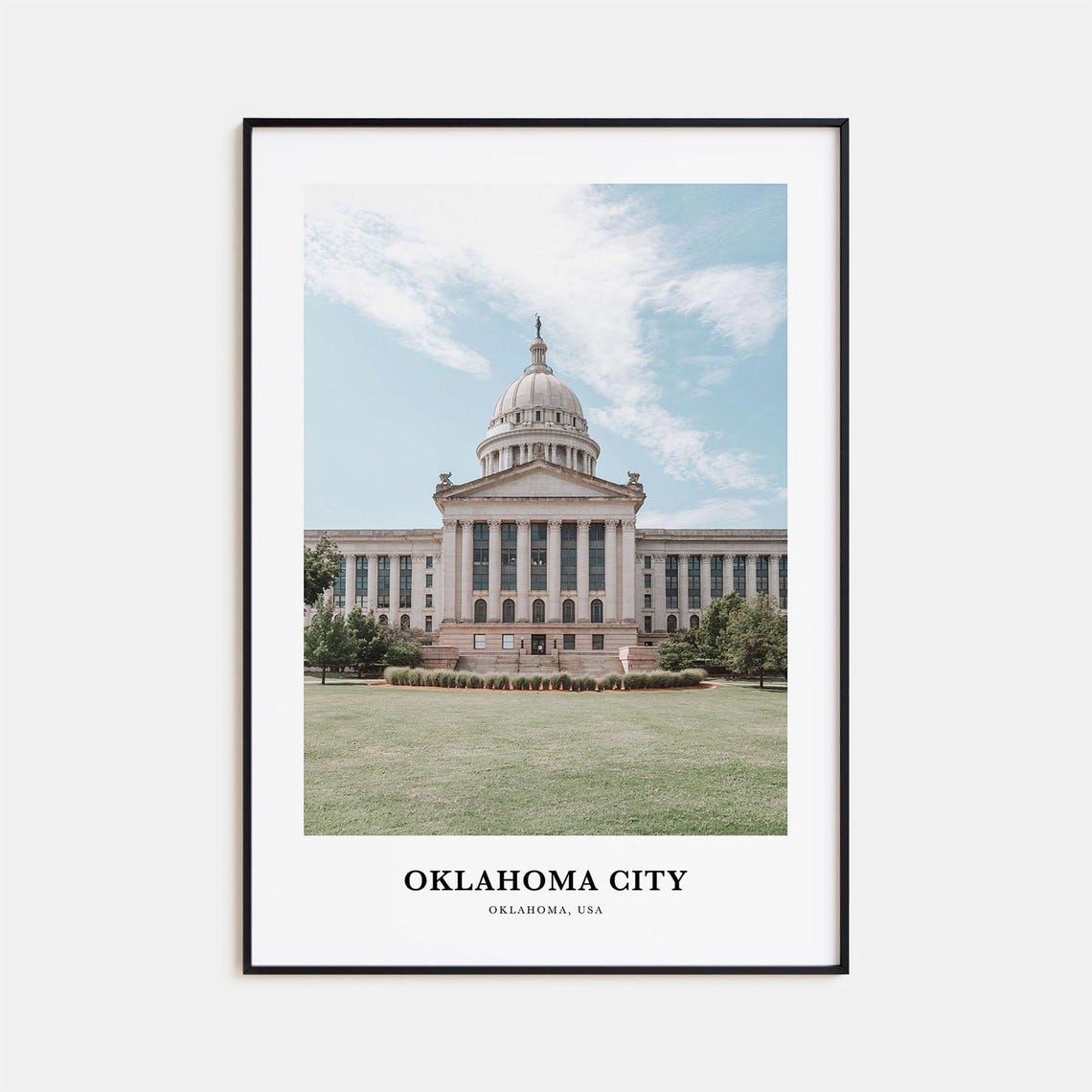 Oklahoma City Print No 2 Oklahoma City Photo Poster Oklahoma City Travel Wall Art Oklahoma City Map Oklahoma City Print Oklahoma Usa