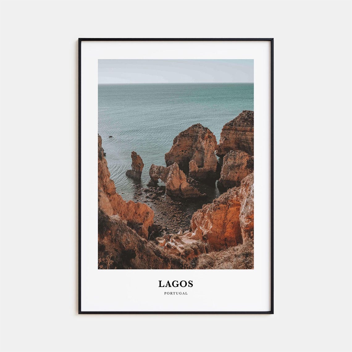 Lagos Print Portugal Lagos Photo Poster Lagos Travel Wall Art Lagos Map Print Lagos Photography Print Lagos Wall Dcor