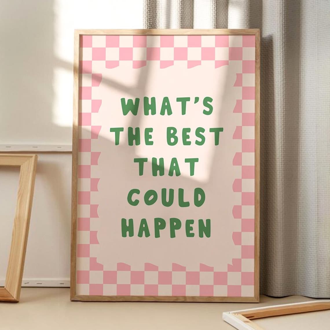 What’s The Best That Could Happen Retro Art Print