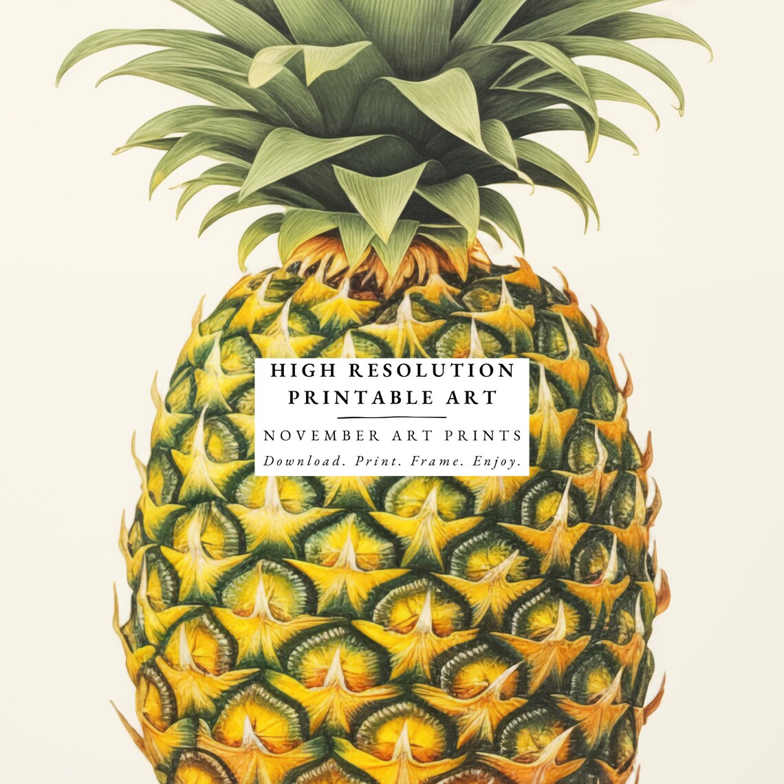 Vintage Pineapple Poster, Retro Tropical Kitchen Art - Image 6