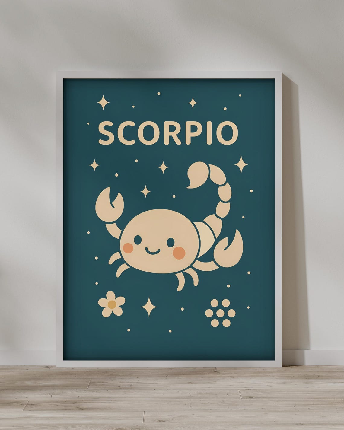 Scorpio Zodiac Print Instant Poster Home Decor
