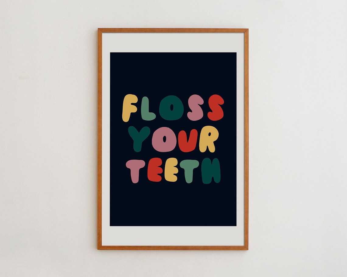 Kids Bathroom Hygiene Poster, Funny Self-Care Rules