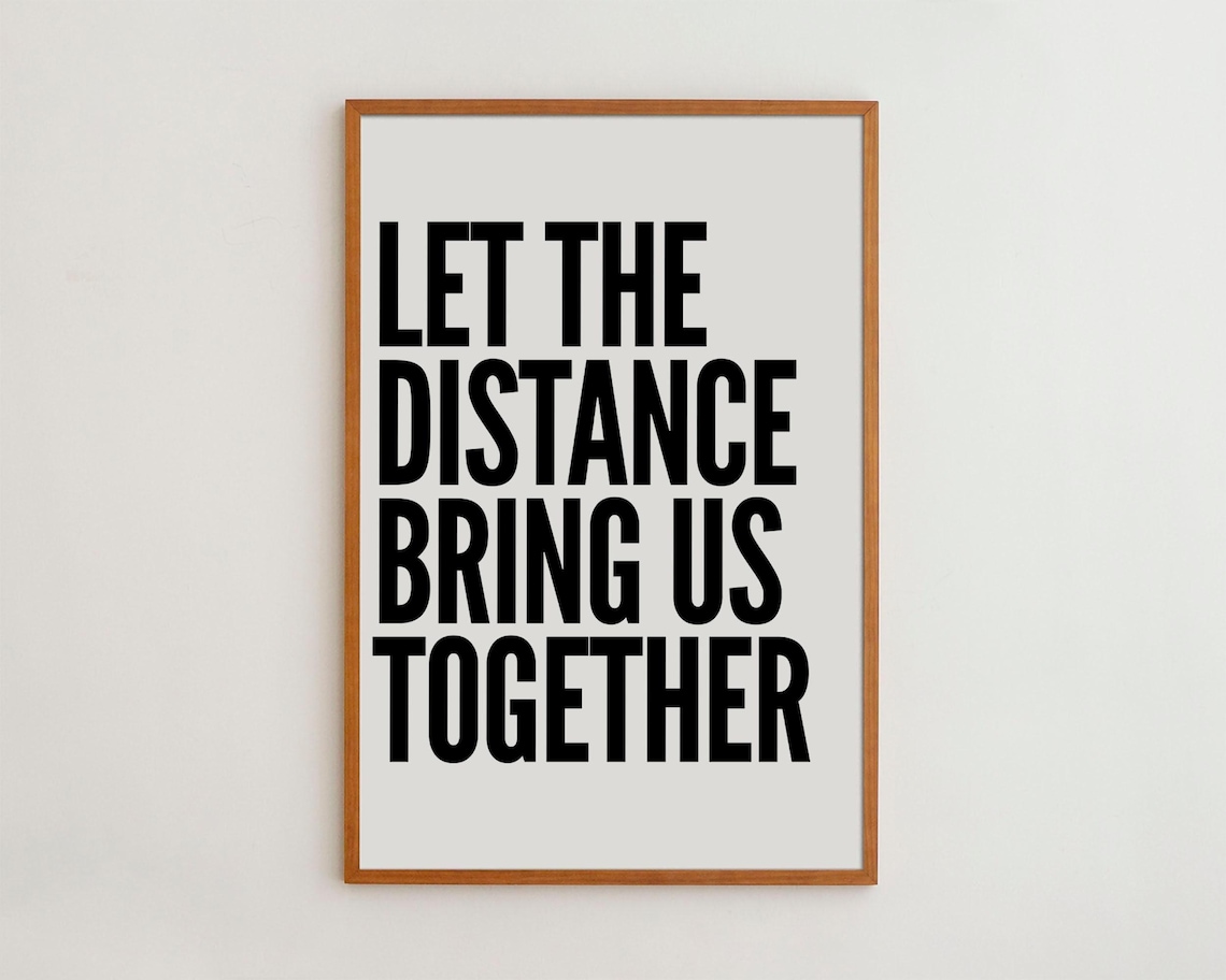 Love Sign Inspirational Quote Art Print, Bedroom Decor