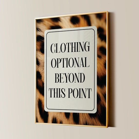 Trendy Leopard Print Funny Bathroom Poster Funky Y2k Apartment Wall Art Girly Cheetah Black And White Room Decor Retro Aesthetic Artwork