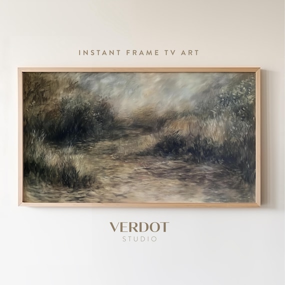 Moody Spring Abstract Landscape Art Print