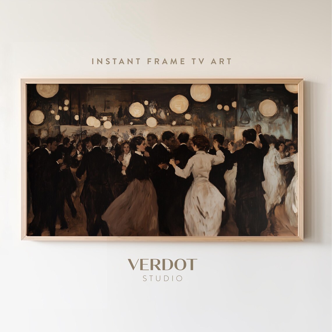 Vintage New Year Eve Party Decor Art Print